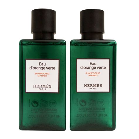 Hermes Eau D'Orange Verte Travel Size Shampoo Set of 2 x 